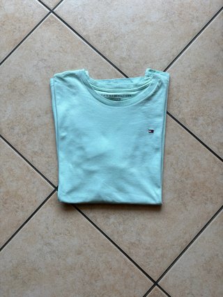 T-shirt Tommy Hilfiger verde acqua S