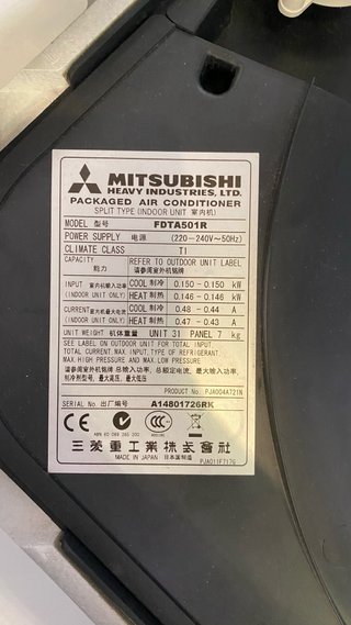 Aire Acondicionado Mitsubishi Avería Placa