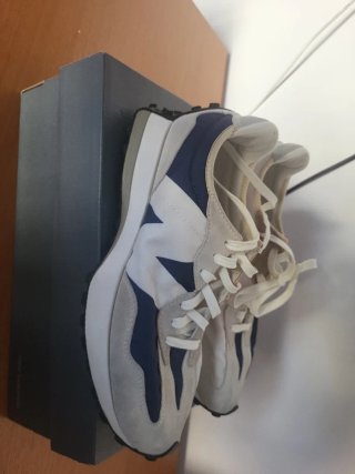 Zapatillas New Balance 327 Beige/Azul