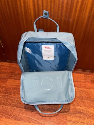 Mochila Fjallraven Kanken 16L Azul Gris