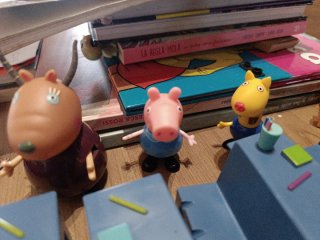 Escuela Peppa Pig con Figuras