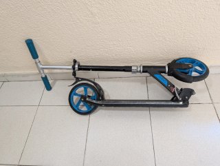 Patinete Oxelo plegable negro/azul