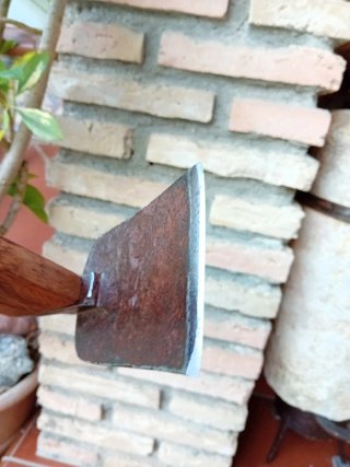 Azuela Antigua de Madera y Metal RESTAURADA