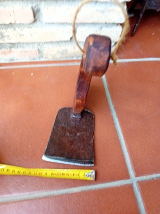 Azuela Antigua de Madera y Metal RESTAURADA