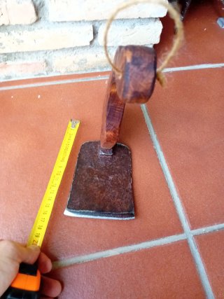 Azuela Antigua de Madera y Metal RESTAURADA
