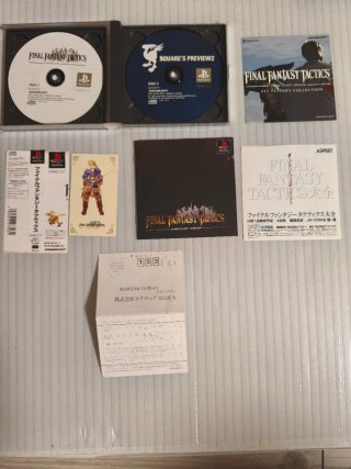 Lote Final Fantasy PS1 con Spine Cards