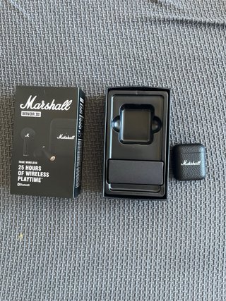 Marshall Minor III Auriculares Inalámbricos Negros