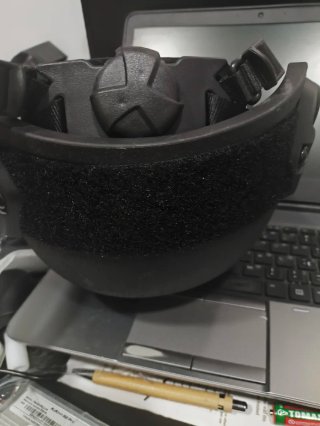 Casco balístico táctico negro