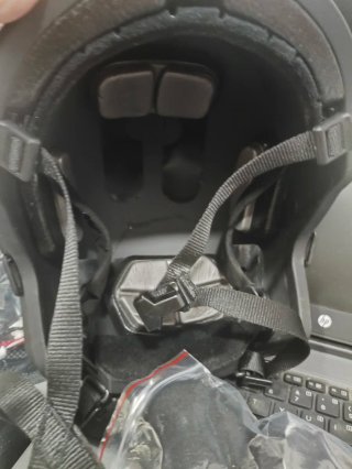 Casco balístico táctico negro