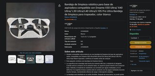 Bandeja base aspiradora Robot Lehangok Tb001