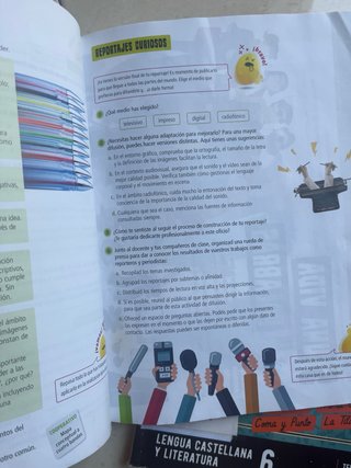 Lengua Castellana y Literatura 6, Tercer Ciclo