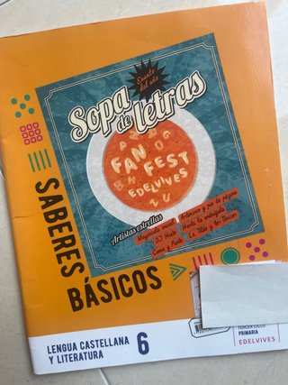 Lengua Castellana y Literatura 6, Tercer Ciclo