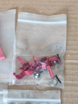 Piezas coches RC Aluminio Rojo HBX 2105