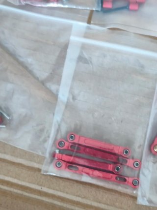 Piezas coches RC Aluminio Rojo HBX 2105