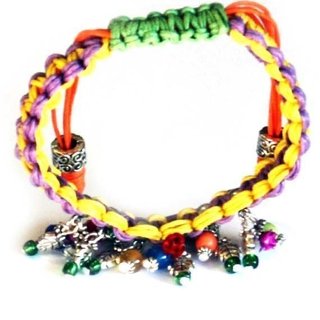 Pulsera con dijes Arcoíris Alegría