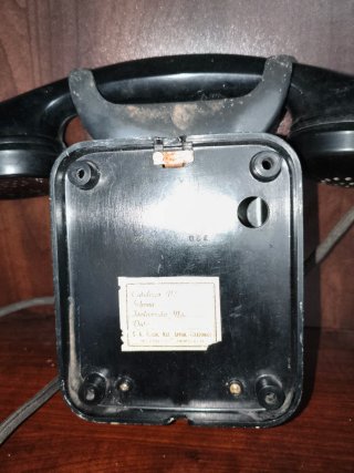 Telefono/Centralino Vintage SAFNT Nero