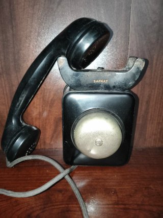 Telefono/Centralino Vintage SAFNT Nero