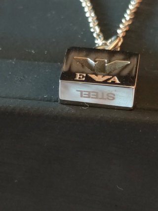 Collar Emporio Armani Acero con Joyero