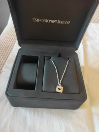 Collar Emporio Armani Acero con Joyero