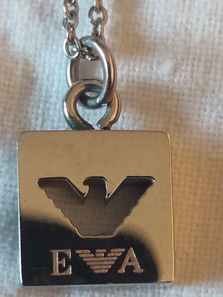 Collar Emporio Armani Acero con Joyero