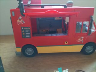 Camión de Comida Playmobil con Figuras