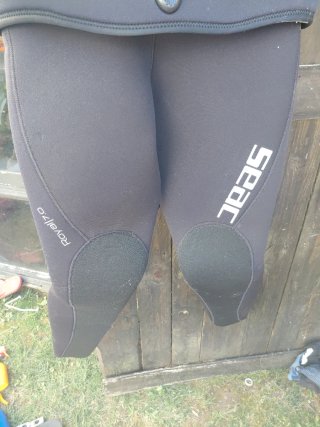 Traje de buceo SEAC capucha, aletas, gafas y tubo