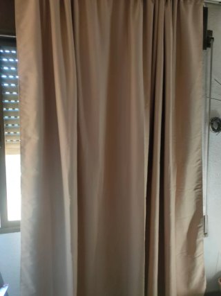 Cortina opaca Beige 300x245 con defecto