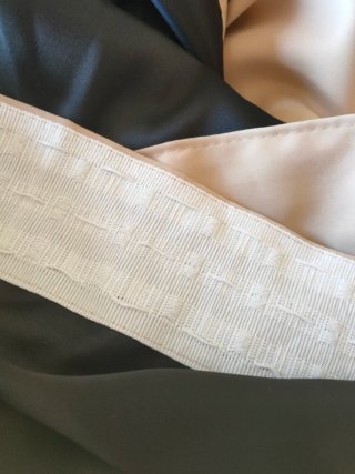 Cortina opaca Beige 300x245 con defecto