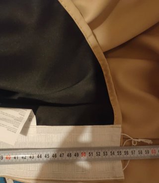 Cortina opaca Beige 300x245 con defecto
