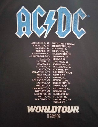 AC/DC - Camiseta Talla M