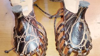 Zapatos Muxart Marrones y Dorados