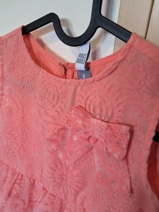 Vestido coral niña 8 años