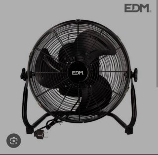 Ventilador Industrial EDM Negro