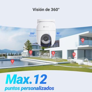 Cámara Vigilancia Exterior EZVIZ Solar 6MP