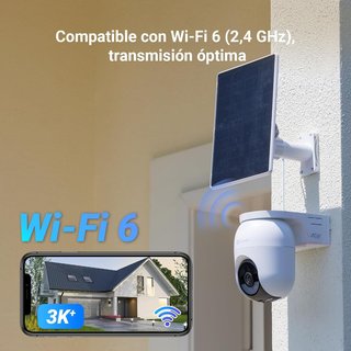 Cámara Vigilancia Exterior EZVIZ Solar 6MP
