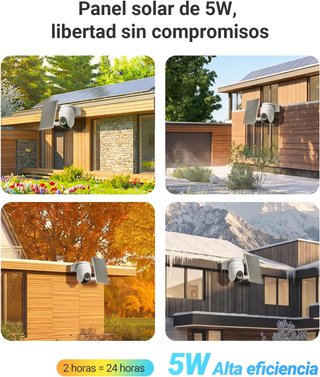 Cámara Vigilancia Exterior EZVIZ Solar 6MP