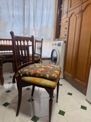 Mesa de comedor extensible de madera