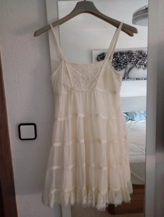 Vestido vintage beige