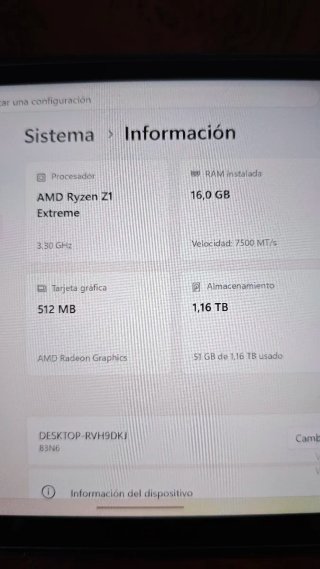Lenovo Legion Go Z1 Xtreme 1TB SSD 16GB RAM