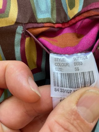 DESIGUAL. Americana hombre a cuadros. Talla L