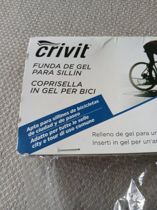 Funda Gel Crivit para Sillín Bici