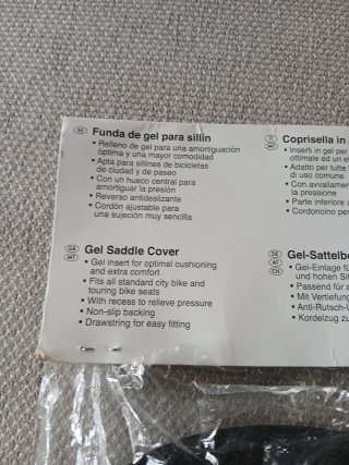 Funda Gel Crivit para Sillín Bici