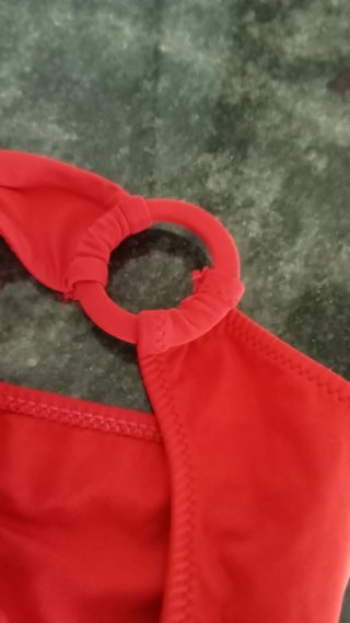 Bonito Bikini color tierra entre naranja y marron
