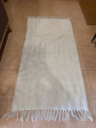 Alfombra JYSK Beige y Blanca