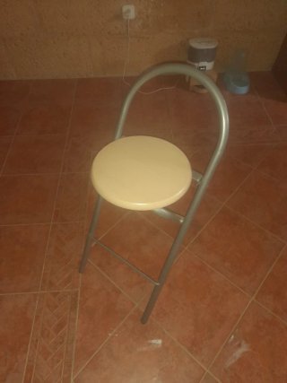 Taburetes altos madera y metal