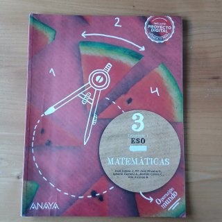 Matemáticas 3 ESO Anaya