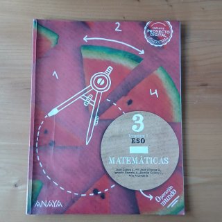 Matemáticas 3 ESO Anaya