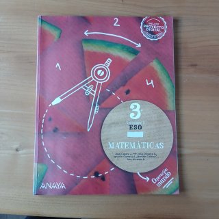 Matemáticas 3 ESO Anaya