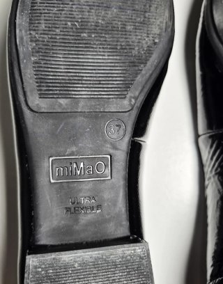Mocasines negros miMAO talla 37