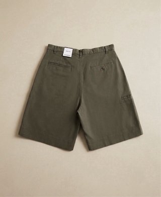 Pantaloncini Misto Lino - Oversize - Color Cachi